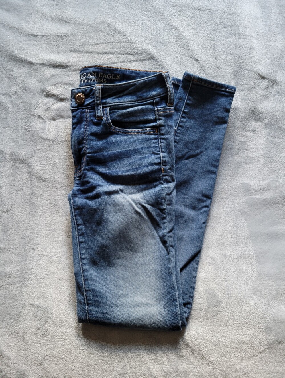 American Eagle Outfitters | Women's Medium Blue Skinny Jeans